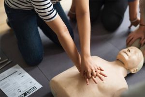 CPR Classes Mannequin & Girl